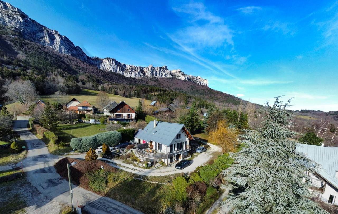 Appartement De Plain-Pied En Montagne Avec Vue Merveilleuse Sur Le Massif De Belledonne Saint Bernard du Touvet Exteriér fotografie