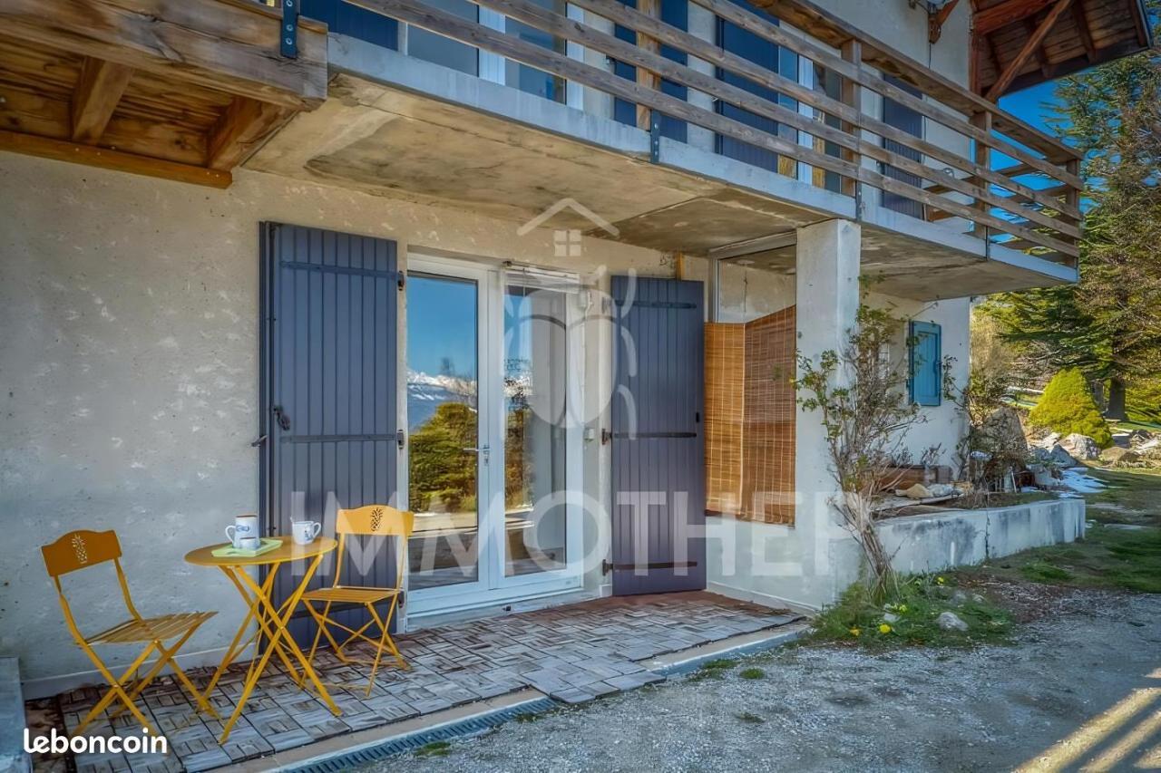 Appartement De Plain-Pied En Montagne Avec Vue Merveilleuse Sur Le Massif De Belledonne Saint Bernard du Touvet Exteriér fotografie